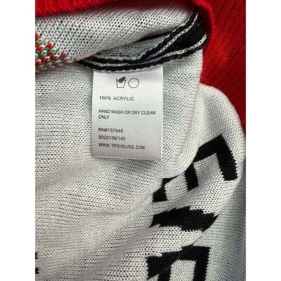 Tipsy Elves Sweater Womens 4XL Black Drinking Game Bullseye Ugly Christmas Party - Picture 12 of 12